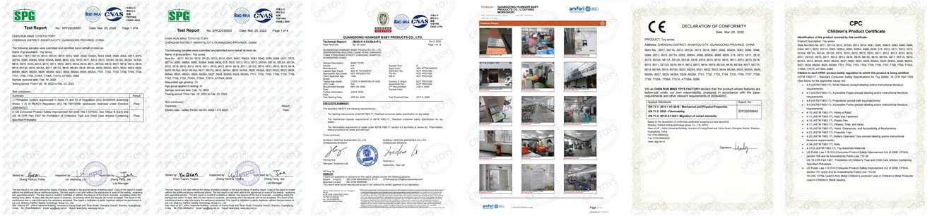 Kidumio toy certificate document sample 1