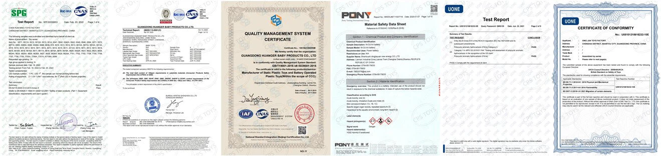 Kidumio toy certificate document sample 2