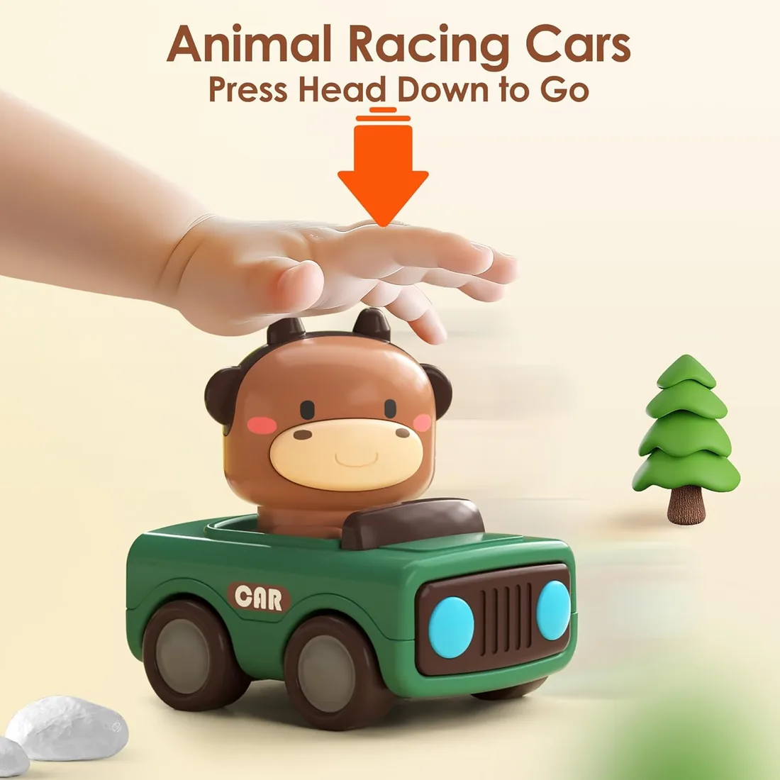 Push-to-go Animal Car view 5