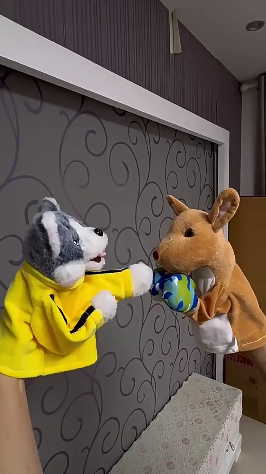 Xule Plush Dinosaur Boxer—Interactive Parent-Child Toy, Stress-Relief and Educational Toy, Plush Toy video