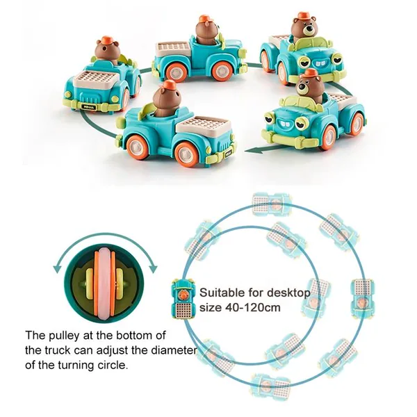 Sensory Puzzle Toy for Baby Truck Stacking Chair Training Bl