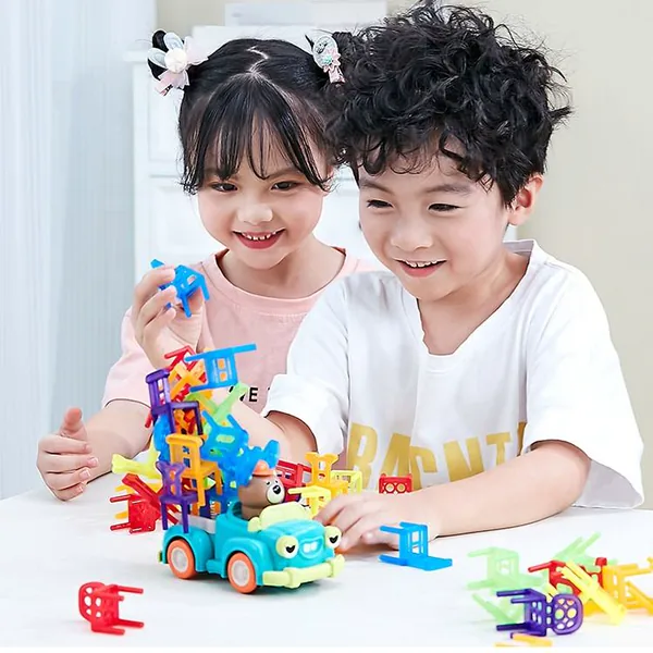 Sensory Puzzle Toy for Baby Truck Stacking Chair Training Bl