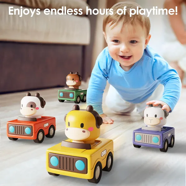 Push-to-go Animal Car