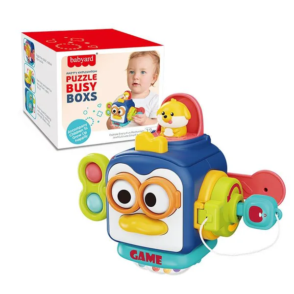 Montessori Educational Plastic Baby Cube Sensory Shape Sorte