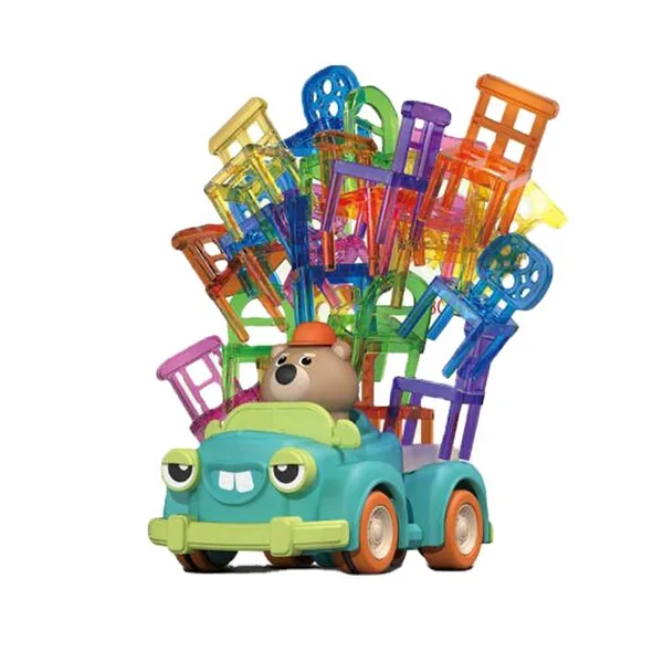 Sensory Puzzle Toy for Baby Truck Stacking Chair Training Bl
