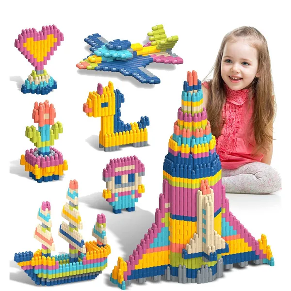 Preschool Kindergarten Toys 320pcs Building Blocks Set STEM