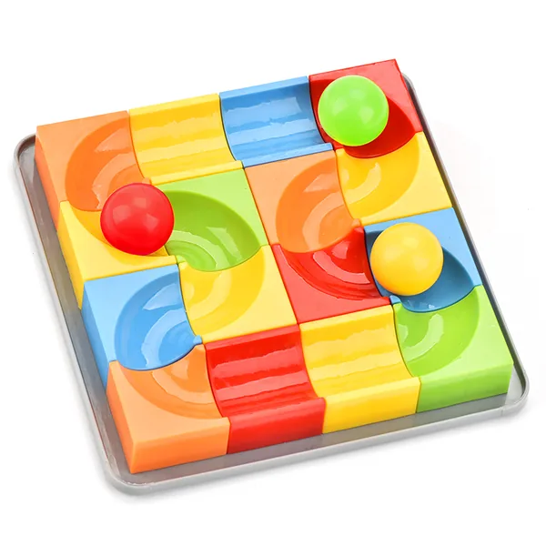 2-in-1 Marble Run & Writing Board Toy Set image