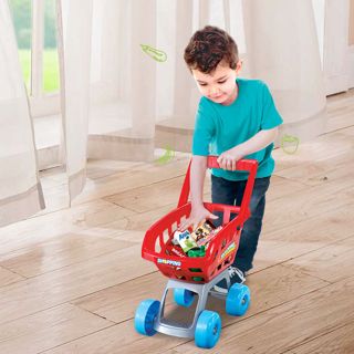 TOYS Kitchen Supermarket Toys 1 Piece with Trolley for Pretend Play