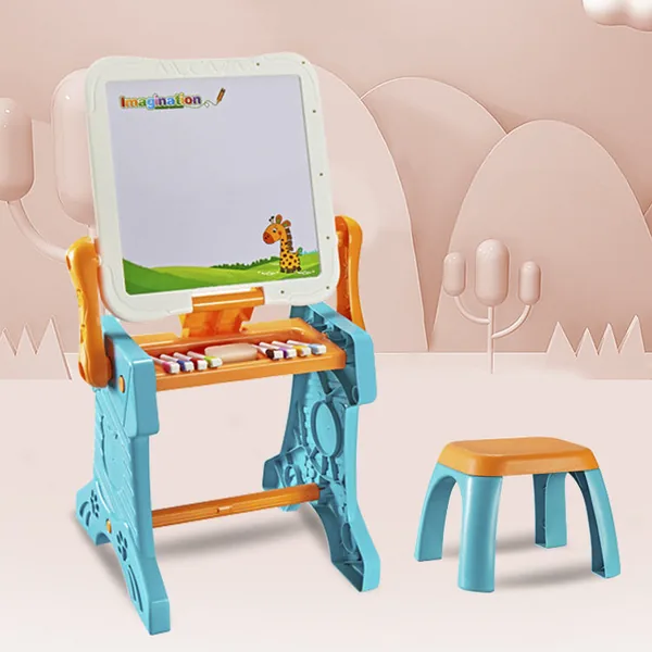 CPS202098 2031 Children Drawing Board 2 in 1 Building Block Toys Brick