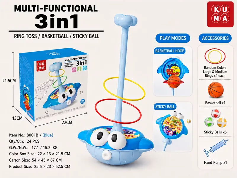 Multifunctional (3-in-1)