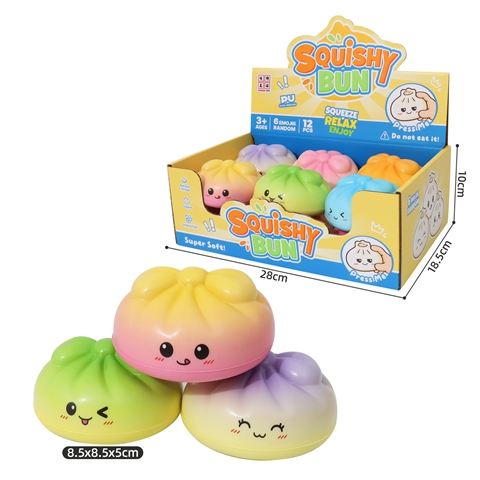 Gradient Mini Bun Squishy Display Box