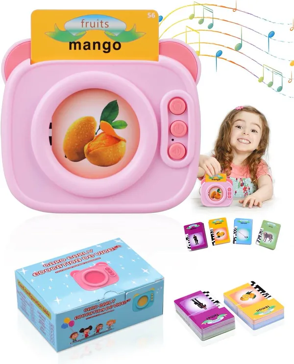CPS287930 Custom Logo Flash Card Learning Machine Educational PVC Toys