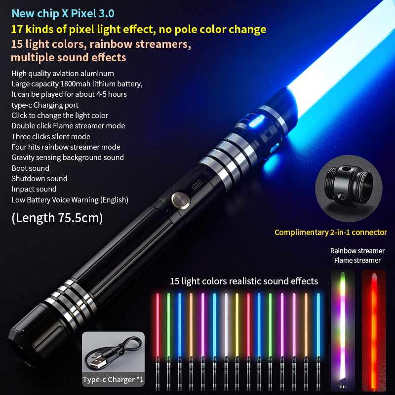 CPS344493 15-color pixel lightsaber