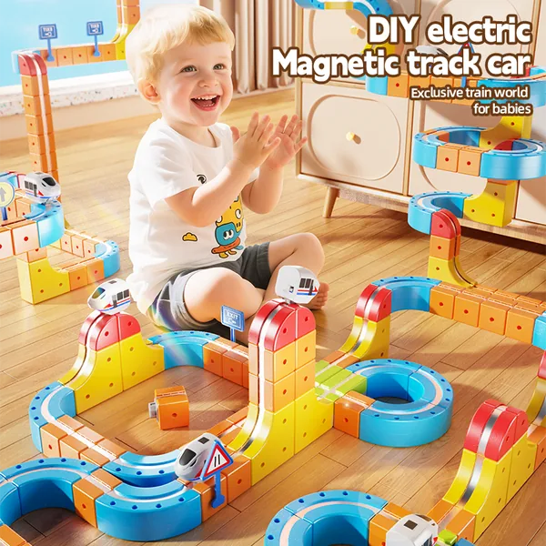 CPS341936 Multi-functional Magnetic Track Car / 150 PCS