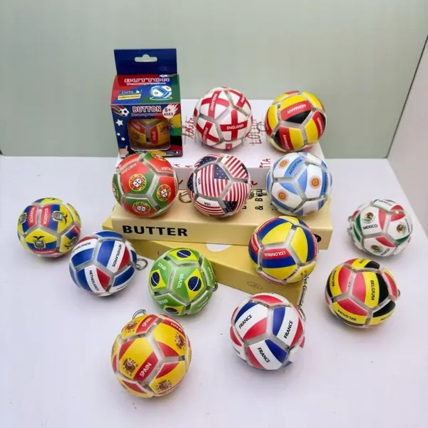 CPS349529 Wholesale of Cross-Border Soccer-Themed Stress Relief Button