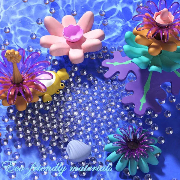 CPS291971 76Pcs STEM Educational Gardens Flowers Building Toys for Kid