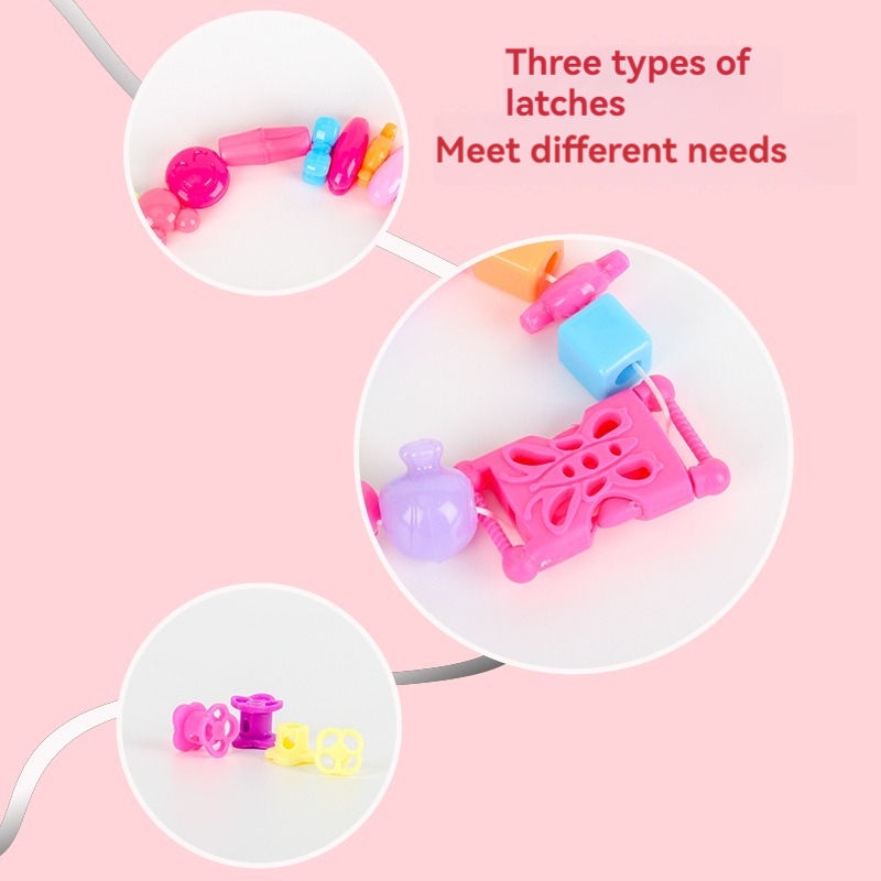 Beauty Makeup Set with Hair Designer Pretend Play Toy DIY Hair Tools for Girls Electric Hair Braider Tool Jewelry Toys view 3