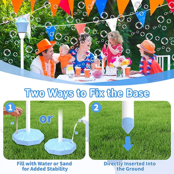 Motorize bubble machine with sound & light view 2