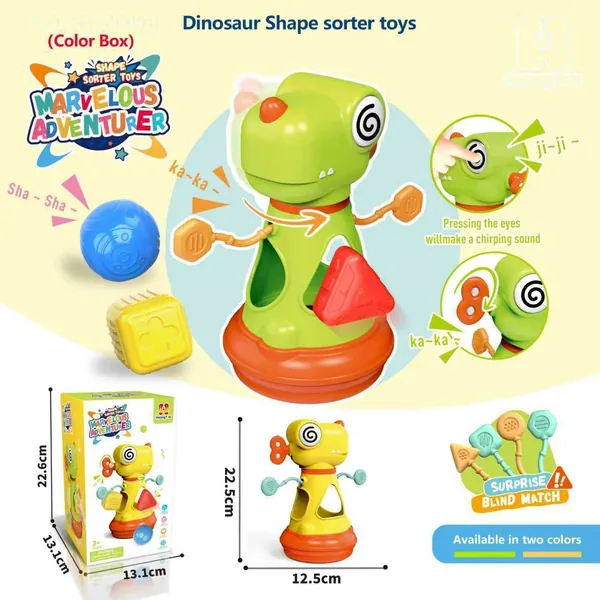 Dinosaur Shape Sorter Toys view 5