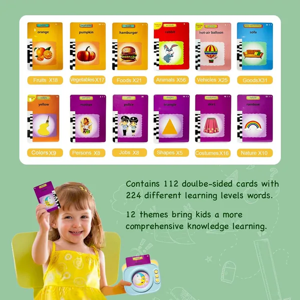CPS287930 Custom Logo Flash Card Learning Machine Educational PVC Toys