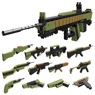 Mighty Creator Spinner Rille Gun Building Block Toy 92409 for Kids, Boys, and Girls (441 PCS) 12 in 1 Full Sets