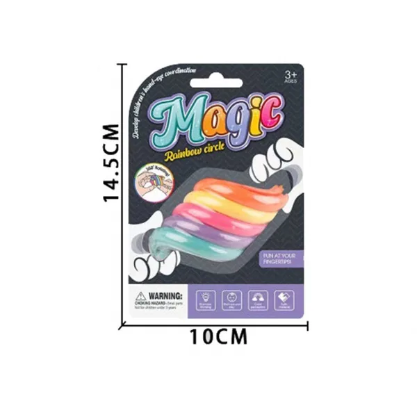 CPS349465 Rainbow Spinning Ring Stress-Relief Toy(24PCS/BOX)