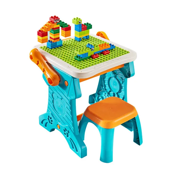 CPS202098 2031 Children Drawing Board 2 in 1 Building Block Toys Brick