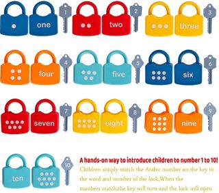 Animals Numbers & Alphabet Design Kids Locking Toy Different Matching Game Montessori Learning Locks Toy