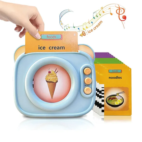 CPS287930 Custom Logo Flash Card Learning Machine Educational PVC Toys