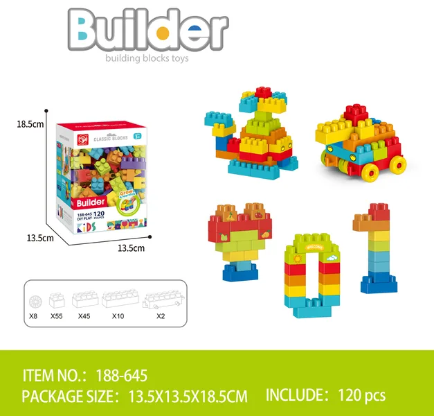 Classic DIY Stem Toys Creative Various Style Building Blocks Set Toys Building Kit Building Block Toy for Kids view 2