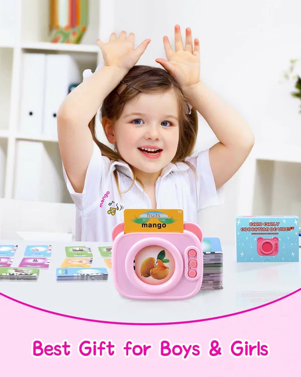 CPS287930 Custom Logo Flash Card Learning Machine Educational PVC Toys