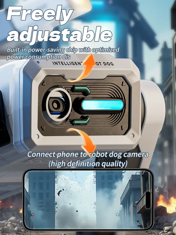 AI Smart Mechanical Dog with Camera