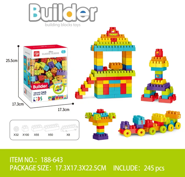 Classic DIY Stem Toys Creative Various Style Building Blocks Set Toys Building Kit Building Block Toy for Kids view 5