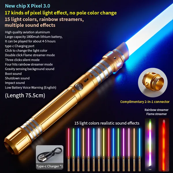CPS344493 15-color pixel lightsaber