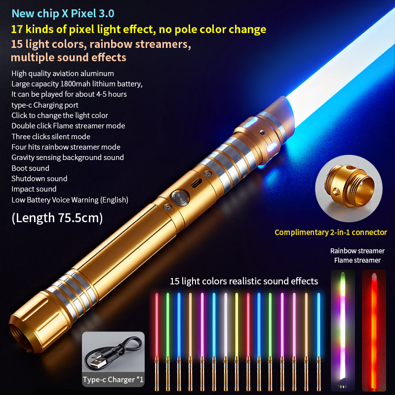 CPS344493 15-color pixel lightsaber