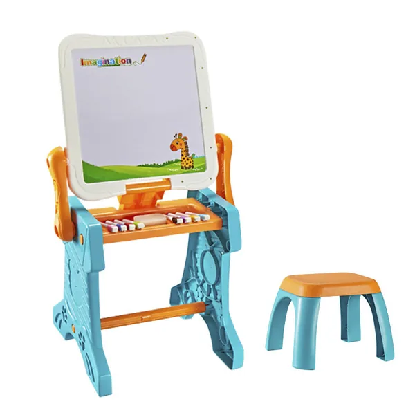 CPS202098 2031 Children Drawing Board 2 in 1 Building Block Toys Brick