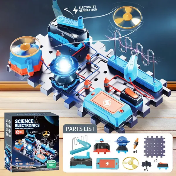 Factory Educational Toy STEM Science Kit Experiment Set DIY Electronic Building Blocks Toys view 5