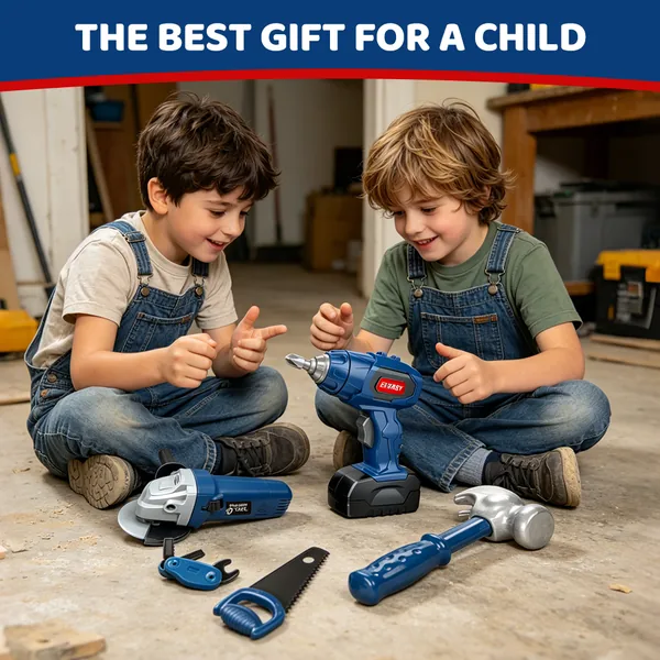 CPS342056 Electric Toolbox toy Set 60pcs