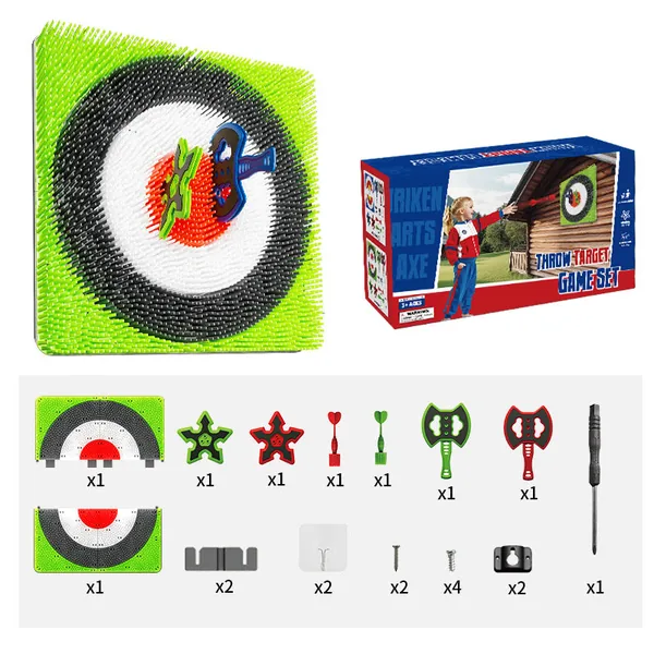 Throw target game set view 6